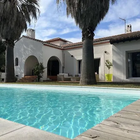 ヴィラ Avec Magnifique Piscine Et Grand Jardin, A 2 Pas Du Golf Et De La